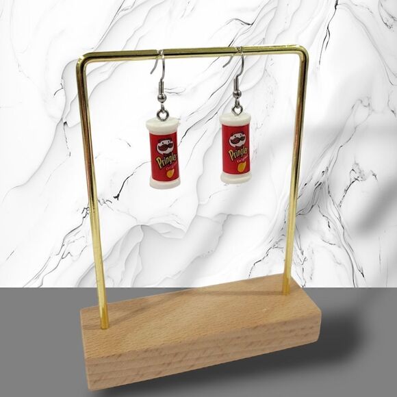 ✨️Pringles Original Chip Earrings✨️(2-A023-B)-Jewelry for Women - Picture 4 of 6